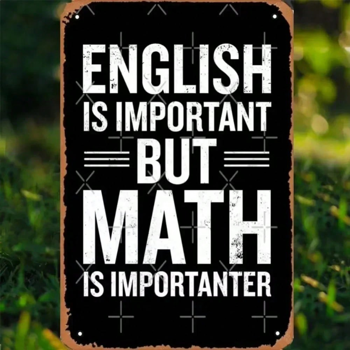 CIFbuy独特复古英文标识牌幽默家居金属装饰风格 (TikTok、temu下自提)