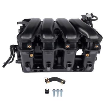 进气歧管 Intake Manifold Fits for Hyundai Santa Fe GLS Limited Sport Utility L4 2.4L 2010-2012 Black