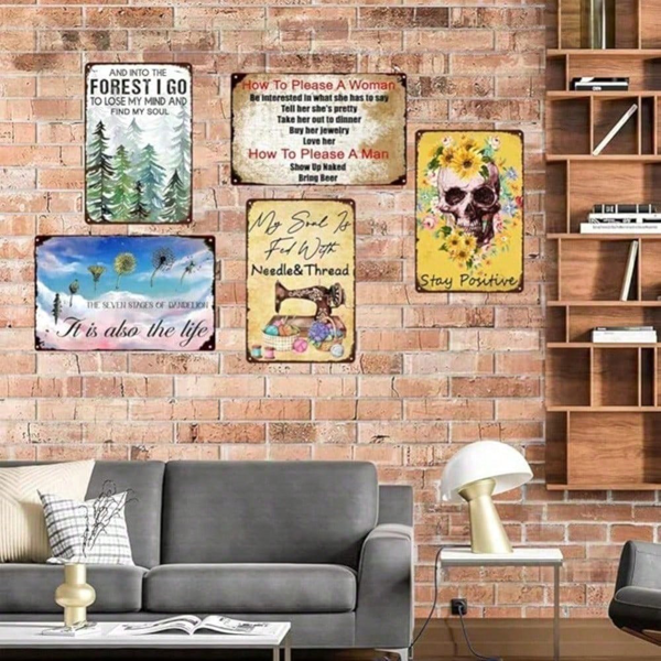 CIFbuy无线打孔枪警示牌保持远离标识牌金属墙牌(TikTok、temu下自提)-9