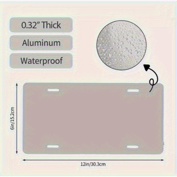 CIFbuy定制金属雕刻牌复古风格个性化墙饰车库工坊礼物（TikTok、temu下自提）-3