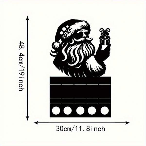 CIFbuy复古雪人麋鹿铁制挂饰圣诞墙面装饰客厅卧室玄关(TikTok、temu下自提)-4