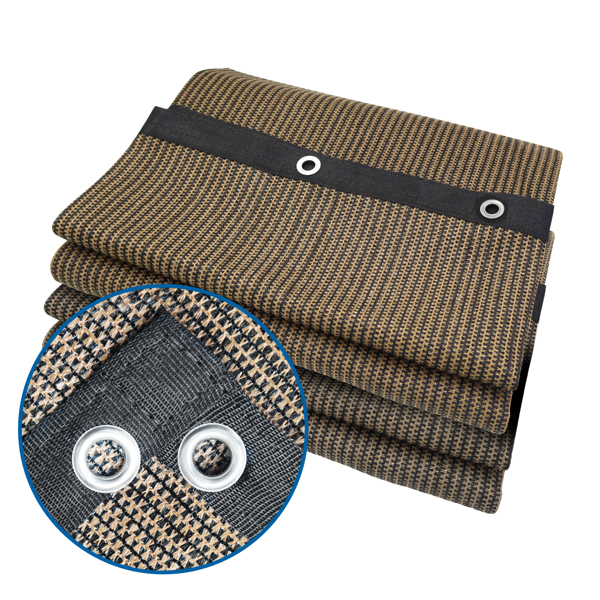 XISHAN 6'X10' 摩卡色HDPE花园网-12