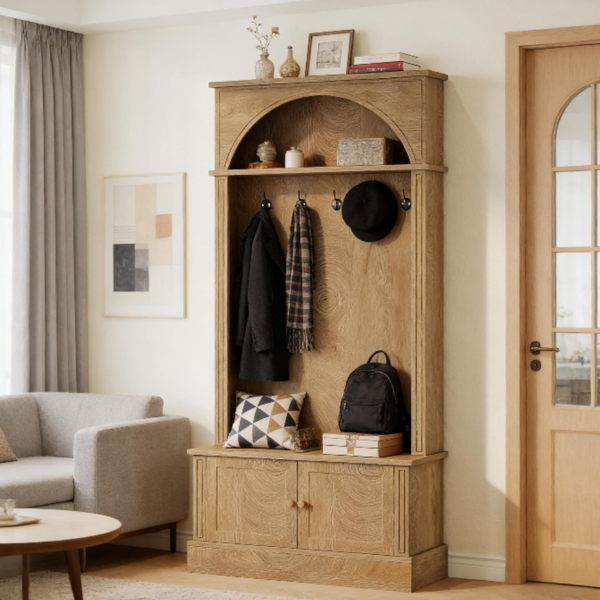 入口衣帽架鞋柜-4