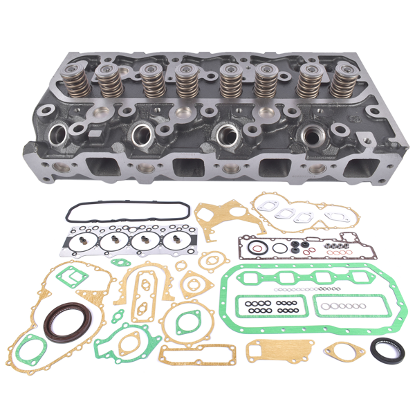 缸盖总成 Complete Cylinder Head & Gasket Set Fit for Isuzu with 4BD2 3.9L Engine NPR NQR Truck-1