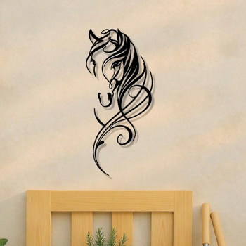 CIFbuy复古工业马金属壁饰客厅办公室酒吧礼物(TikTok、temu下自提)