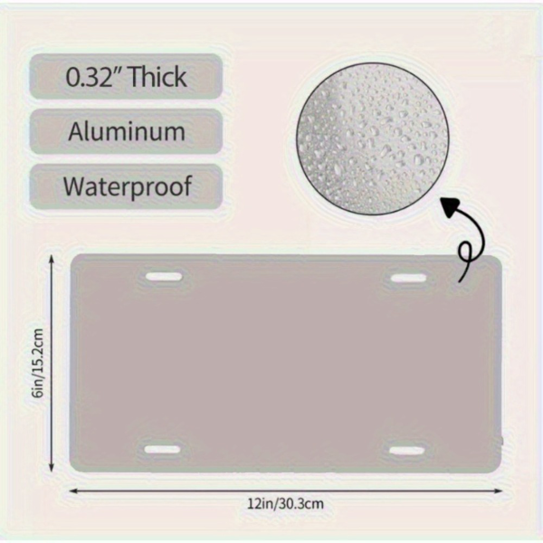 CIFbuy防水定制金属站牌墙饰 无需用电易安装 适合多场景使用（TikTok、temu下自提）-3