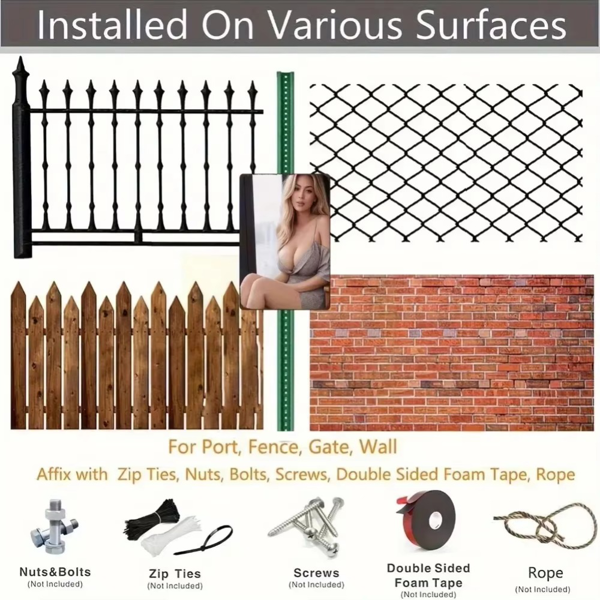 CIFbuy优雅黑白女性剪影铝装饰板20x30英寸餐厅花园咖啡馆墙饰（TikTok、temu下自提）-5