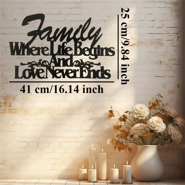 CIFbuy防水耐用复古乡村铁制墙面装饰标识适用于多房间 (TikTok、temu下自提)-2