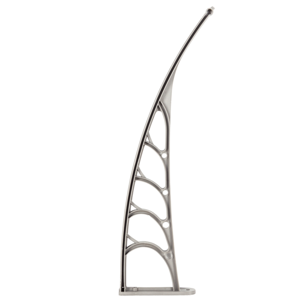 120*80cm 透明板灰色支架 雨篷 塑料支架 阳光板 前后铝条 英国-11