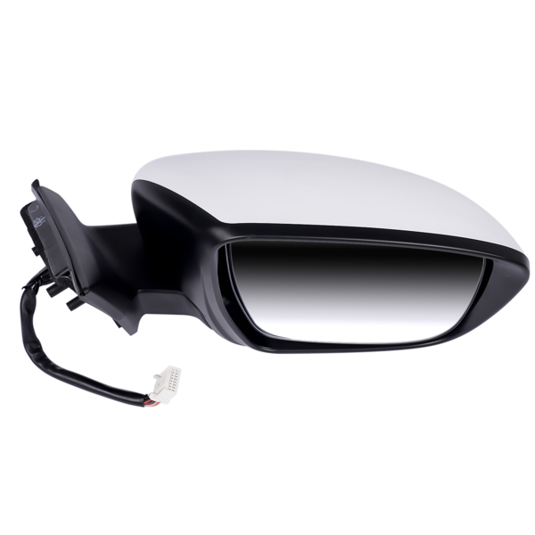 后视镜 Right Side Door Mirror Heated Power Fold with Camera & Signal Fit for Nissan Rogue 2.5L 2014-2017-4