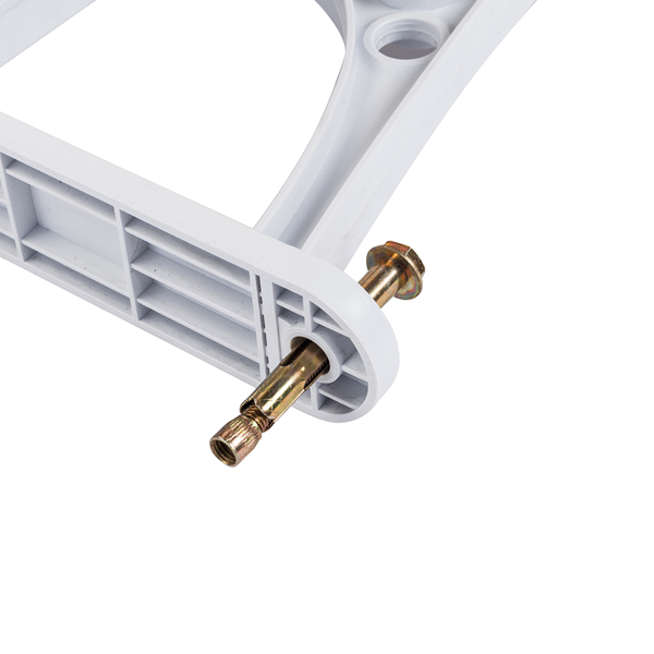 【同款编码：28466374】40*32in 棕色板白色支架 雨篷 塑料支架 阳光板 前后铝条-3