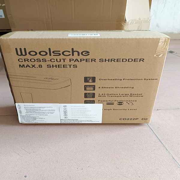 文件碎纸机、碎纸机 8 张文件碎纸机，安全级别 P-4，横切，信用卡/CD，家庭办公用碎纸机-7