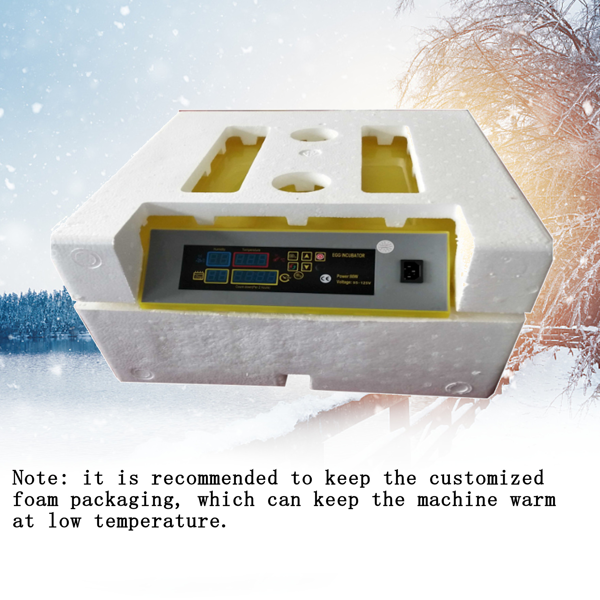 112枚家禽全自动孵化器孵蛋机 照蛋器 注水器　单电源（美规）-10