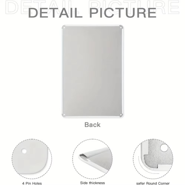 CIFbuy白铝制厨房猫耳饰品装饰艺术画（TikTok、temu下自提）-3