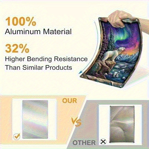 CIFbuy定制复古金属花园标志牌个性化8x12英寸户外墙面装饰 无电池需自备(TikTok、temu下自提)-5