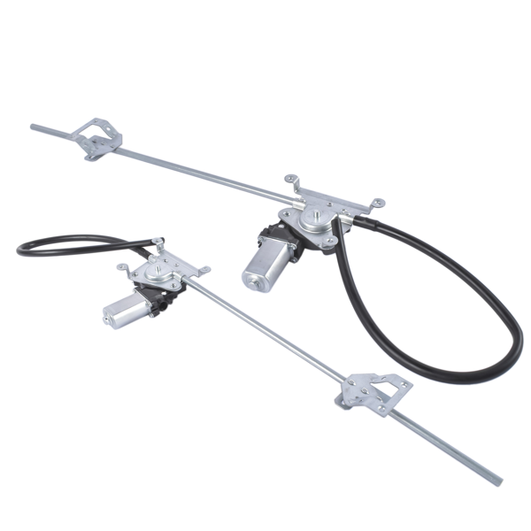 玻璃升降器 2Pcs Front Driver and Passenger Power Window Regulator with Motor Fit for Freightliner FLD112 120 132-4