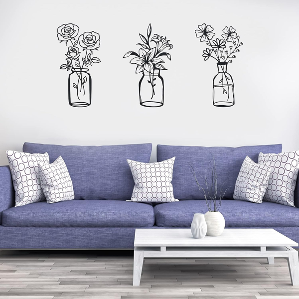 CIFbuy简约金属郁金香雕塑现代抽象家居办公室装饰品（TikTok、temu下自提）-3