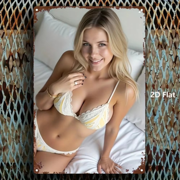 CIFbuy复古铝制墙壁装饰艺术版画 厨房酒吧花园农舍家居装饰（TikTok、temu下自提）