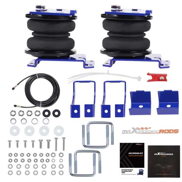 后空气悬挂弹簧辅助套件 适用于丰田塔科马四驱版 2005 - 2023款-1