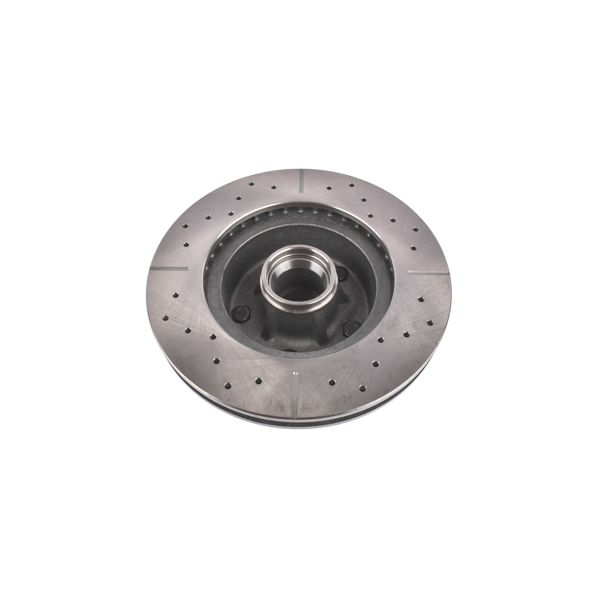 刹车盘套装 7Inch Dual Booster Front Power Disc Brake Conversion Kit Drilled & Slotted Fits for Chevy Full-Size Cars Biscayne Impala Bel Air 1959-1964-12