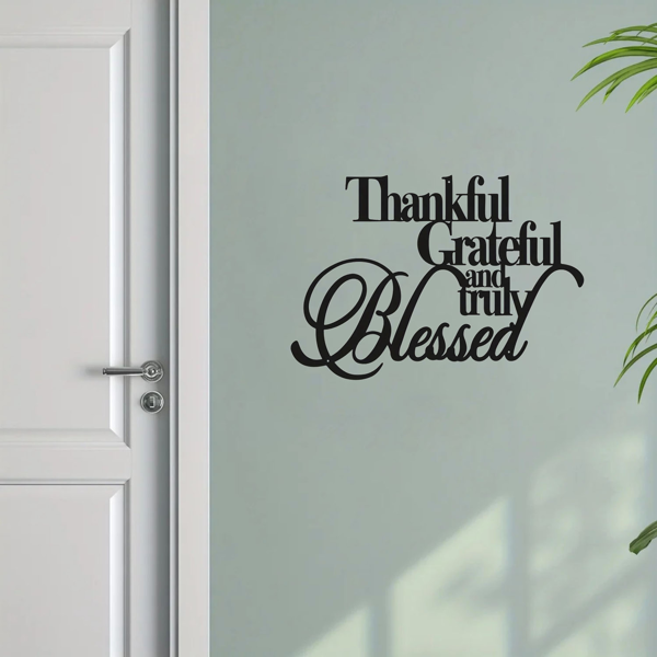 CIFbuy感恩祝福可定制铁制墙面牌 TikTok、temu下自提-2