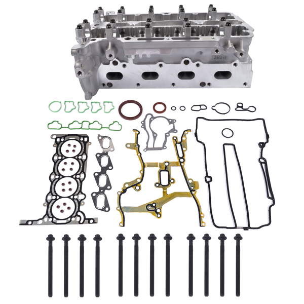 Cylinder Head + Gasket Bolts Kit Fits for Chevy Trax Sonic Cruze Buick Encore 1.4L L4 2011-2016 HSCV001 HS54898 55562233 55573669 55573010-7