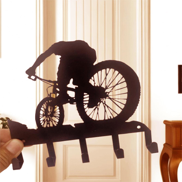 CIFbuy现代雪花壁挂门厅钩架 钥匙帽子围巾收纳节省空间家居装饰(TikTok、temu下自提)-2