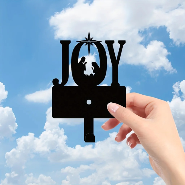 CIFbuy复古工业风带挂钩墙上置物架 乡村实木玄关收纳架 壁挂式储物衣帽架(TikTok、temu下自提)-2