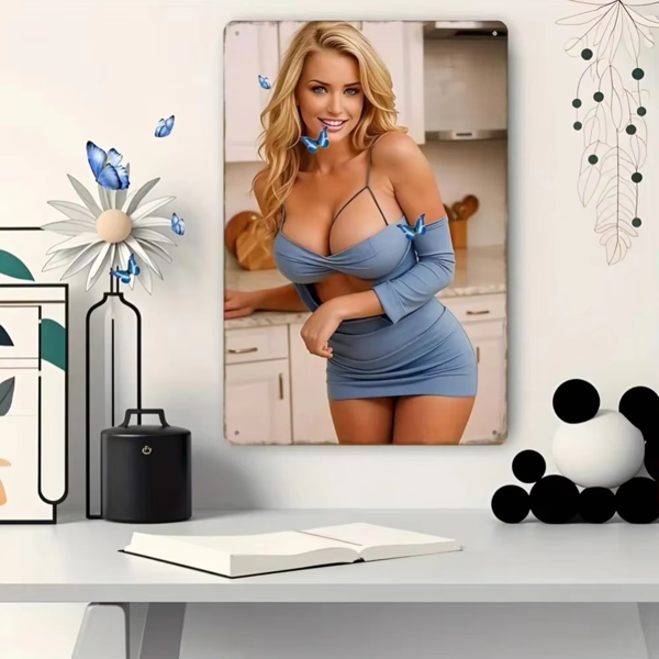 复古防水防尘铝金属墙壁装饰家居酒吧假日派对装饰定制（TikTok、temu下自提）-4