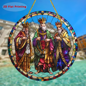 CIFbuy彩虹棱镜亚克力窗饰 彩色花园悬挂装饰品（TikTok、temu下自提）