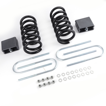 前 3 英寸降低弹簧和后 4 英寸降低块悬挂改装套件适用于 1997-2004 款道奇 Dakota 2WD
