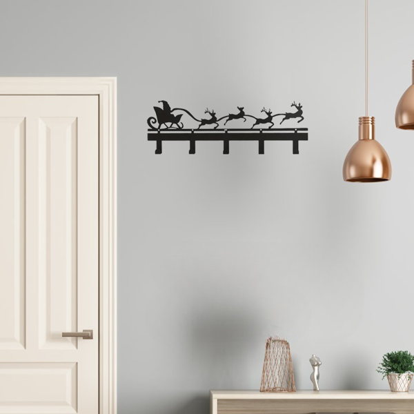 CIFbuy雪花门口壁挂钥匙挂钩收纳架(TikTok、temu下自提)-6