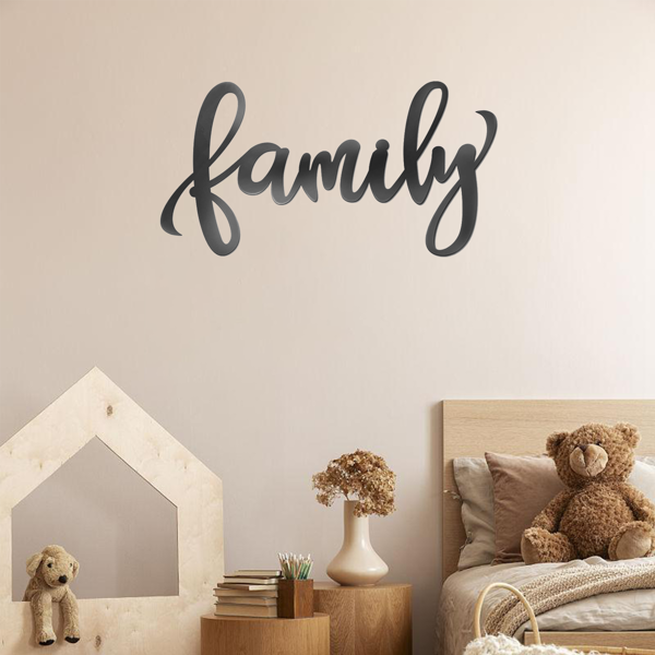 CIFbuy复古铁制墙面装饰牌 励志名言客厅卧室厨房家居装饰礼品（TikTok、temu下自提）-3