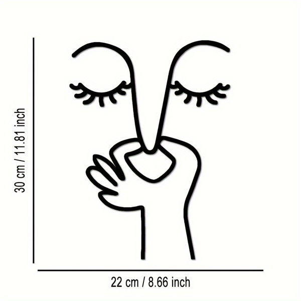 CIFbuy简约马桶标识防水贴纸 趣味浴室装饰墙贴 TikTok、temu下自提-9