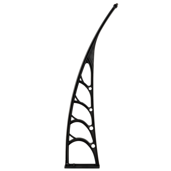 【同款编码：45171439】120*80cm 透明板黑色支架 雨篷 塑料支架 阳光板 前后铝条 英国-20