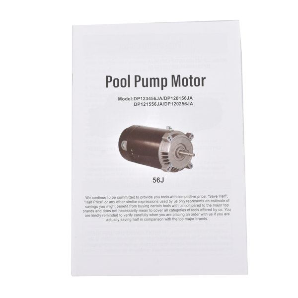 泳池水泵电机 UST1102 Pool Pump Motor 1HP 115V/230V 3450 RPM Replacement for Hayward Super Pump, Max-Flo, Super II SP2607X10-7