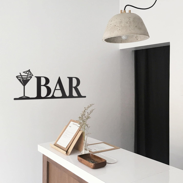 CIFbuy复古黑铁快乐时光标志牌乡村酒吧墙面装饰家居酒吧男人洞户外露台游戏室(TikTok、temu下自提)-3