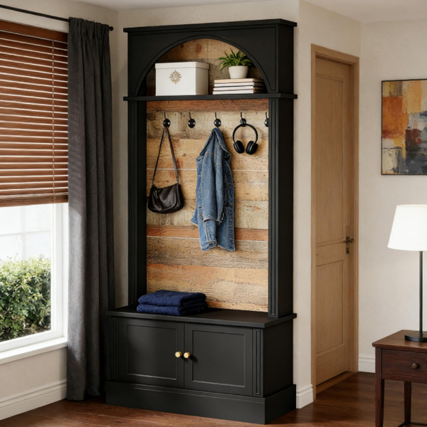 入口衣帽架鞋柜-8