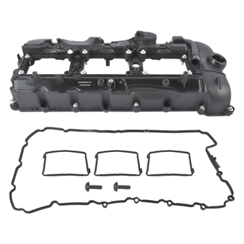 气门室盖 Engine Valve Cover w/Gasket 11127846359 Replacement for BMW S55 ENGINE M2 M3 M4 3.0L L6