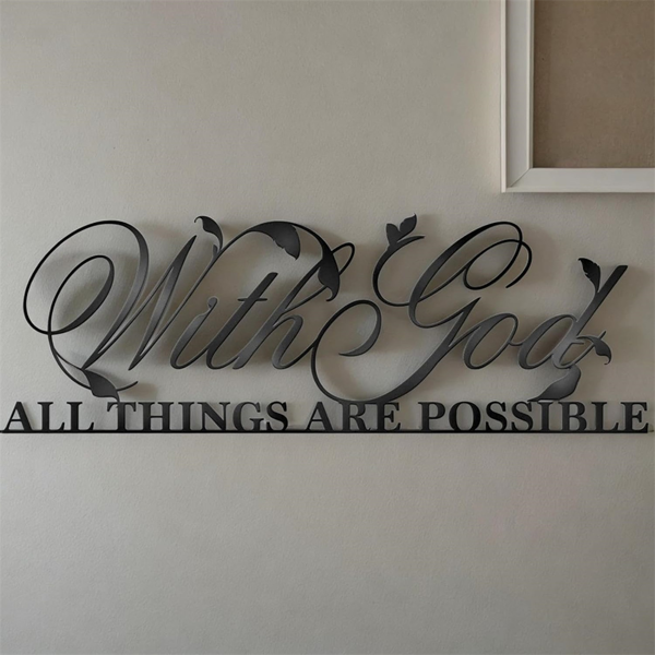 CIFbuy复古仿旧铁制墙面装饰牌励志经文居家客厅卧室办公室入口装饰(TikTok、temu下自提)-6