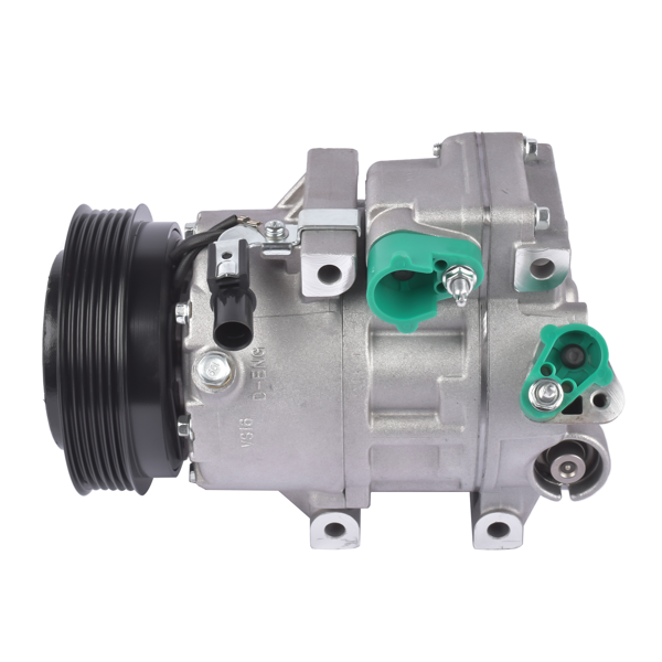 空调压缩机 A/C Compressor with Clutch Fits for Hyundai Sonata Kia Optima Sedan 2.4L L4 2009-2010 Silver 1Pc-2