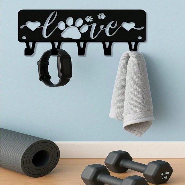 CIFbuy现代小狗钥匙挂钩套装实用美观可挂钥匙外套毛巾帽子包包（TikTok、temu下自提）-6