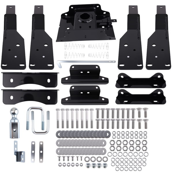 适用于福特F-250/F-350/F-450（2023-2025款）的全套鹅颈式牵引装置系统-1