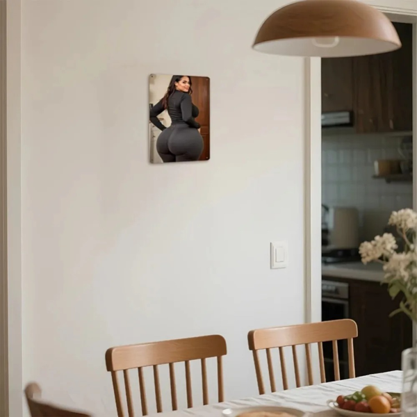 CIFbuy性感臀部艺术铝制装饰牌 卧室客厅办公室宿舍墙壁装饰(TikTok、temu下自提)-5