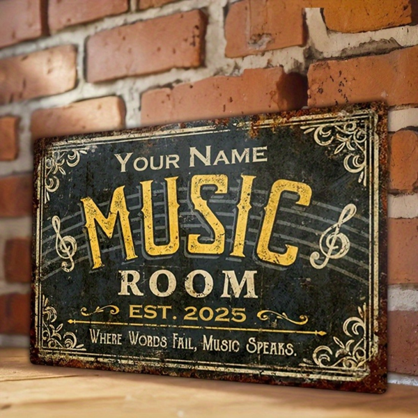 CIFbuy定制金属音乐牌室内外装饰个性化礼品（TikTok、temu下自提）-5