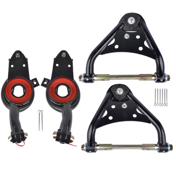 控制臂 4Pcs Upper Lower Control Arm Kit Fit for Chevrolet Bel Air Caprice Impala Sedan Wagon 1965-1970-5