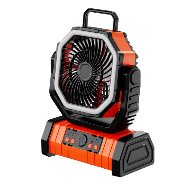 电池便携式露营风扇 20000mAh可充电移动电源 支持270°旋转-3