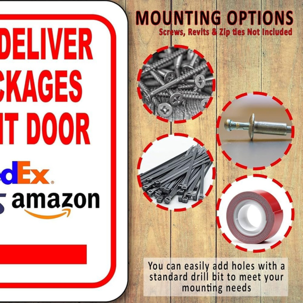 CIFbuy定制金属标牌个性化标识牌家居商业办公室耐用可户外展示(TikTok、temu下自提)-5