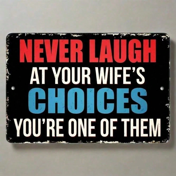 CIFbuy趣味农舍金属标牌客厅厨房浴室墙面装饰 TikTok、temu下自提-8