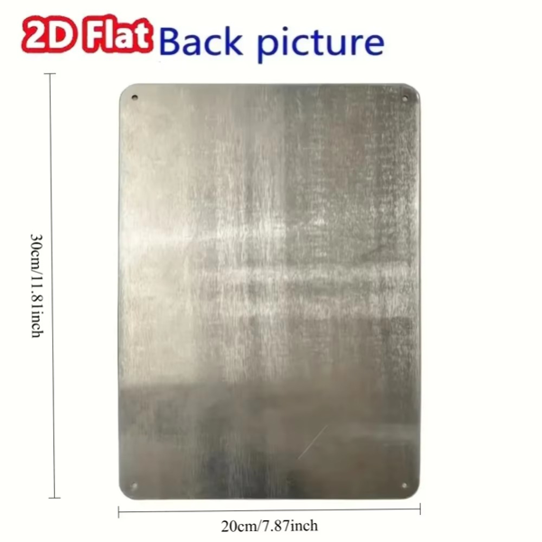 CIFbuy复古中世纪铝墙艺挂饰 8x12英寸 易安装（TikTok、temu下自提）-3